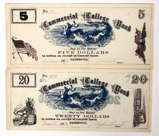 Commercial College Bank Currency (2) [193406]