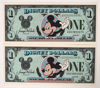 Disney Dollars: Series 1988 (2) [193407]