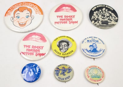 Hollywood Pinback Collection (9) [195151]