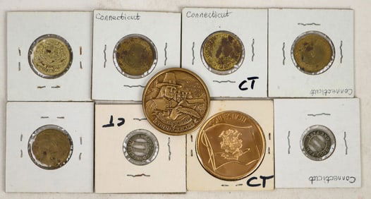 Connecticut Medals  (9) [195702]