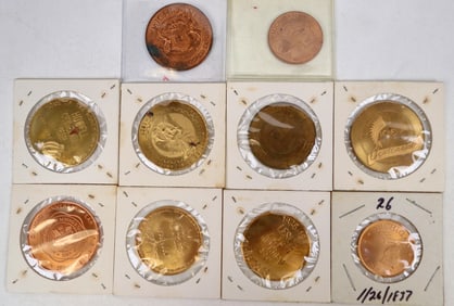 Michigan Commemorative Tokens (10) [195762]