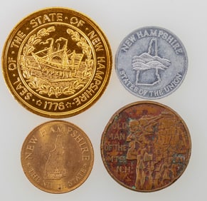 New Hampshire Tokens, Set of 4 [195093]