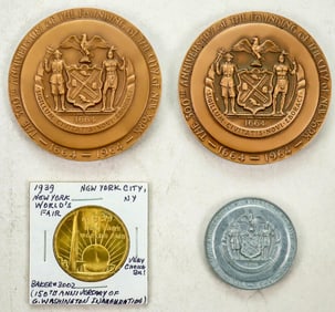 New York Worlds Fair Medals (4) [195825]