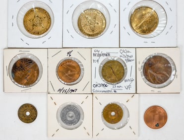 Oklahoma Tokens & Medals (11) [195099]