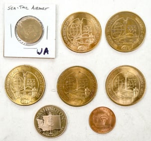 WA & 1962 World Fair Souvenirs, Set of 8 [195922]
