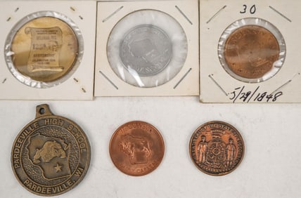 Wisconsin Tokens & Medals (6) [195098]