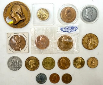 Pres. George Washington Medals, Set of 17 [196006]