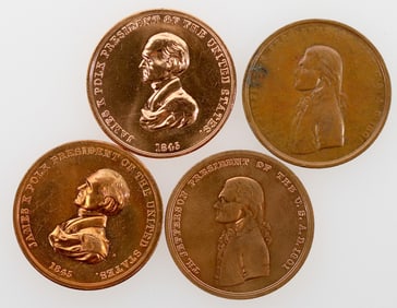 Peace Medal Reproductions by US Mint (4) [195808]