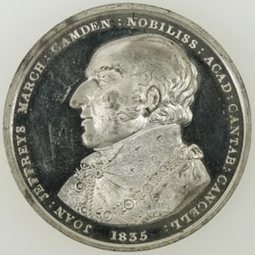 John Jeffries Marquis of Camden  Proof Medal 1835 [195287]