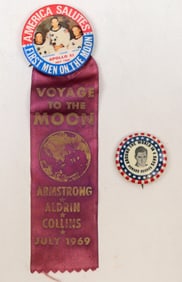 Apollo XI/Howard Hughes Aviation Pinbacks (2) [195155]