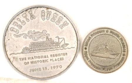 Cruise Line Commemorative Coins (9) [195756]