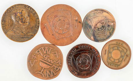 Masonic Older Medals (6) [196123]