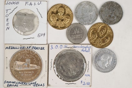 Woodmen of the World & Fraternal medals, Set of 9 [195102]