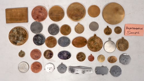 Northwest Territorial Mint Planchets & Coin-Knife Skeletons [193300]