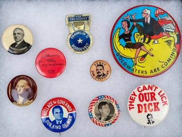 Political Pinback Group (9) [195159]