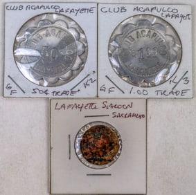 Lafayette Tokens (3) [194946]