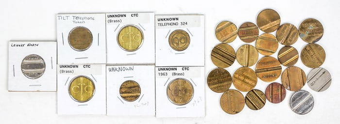 Foreign Telephone Tokens (26) [195743]