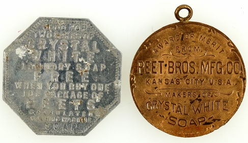 Crystal White Soap Tokens (2) [194779]