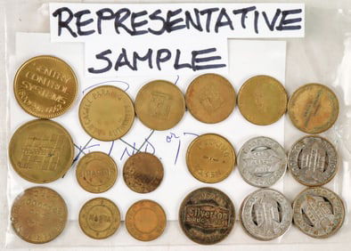 Parking & Transit Tokens - Group of Approx. 50 [196562]