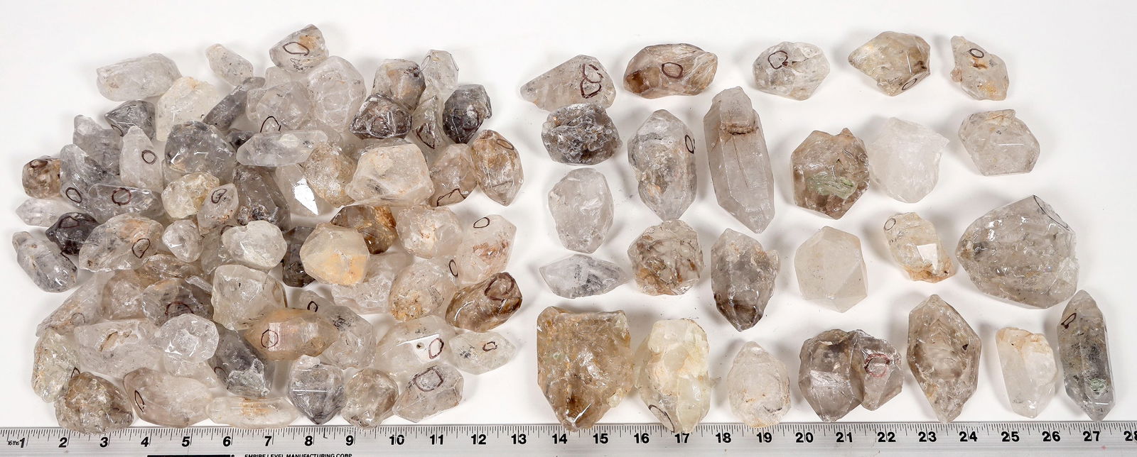 Anhydrous Polished Quartz Crystals, 16.4 Pounds, [194455] (1 of 1)