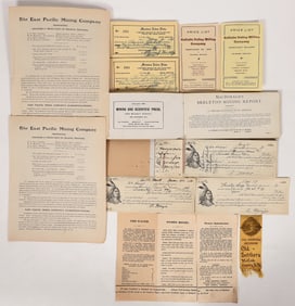 Montana & S. Dakota Mining Ephemera [193469]