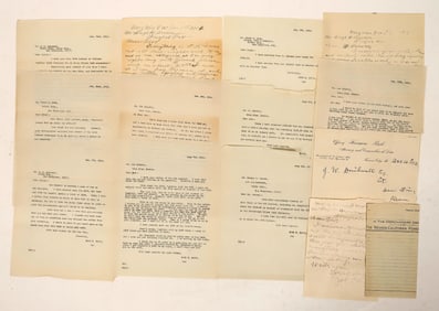 Mary Mine Correspondence, 1892-1914 [190916]
