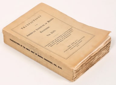 Transactions of the AIM Engineers, 1914, Rare [194086]