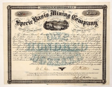 Specie Basis Mining Bond, 1866 [191858]