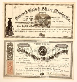 Pair of Silver Mountain, CA Mining Stocks [191395]
