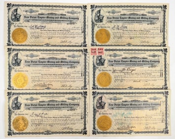 New Victor Empire Mining & Milling Co. Stocks (6) [195716]