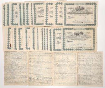 California Oil Land Investment Stocks, 100, Writing on Versos [194730]