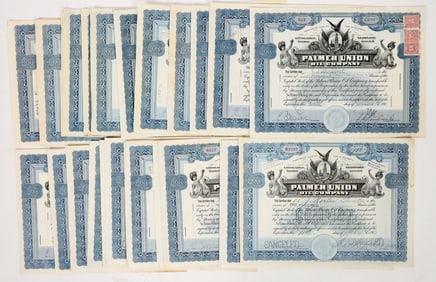 Palmer Oil Stocks, 1911-1913 [192635]