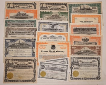 Nevada Oil Stock Collection, 19 Different [193498]