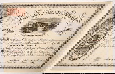 Lancaster Oil Stock, 1864 [191477]