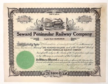 Seward Peninsular Alaskan Railway Stock, 1907 [191860]