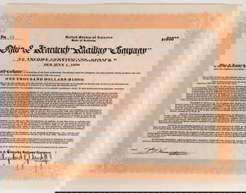 Ohio & Kentucky Railway Co. Bond 1928 [154855]