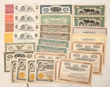 Automotive Parts and Garage Stocks and Bonds [190958]