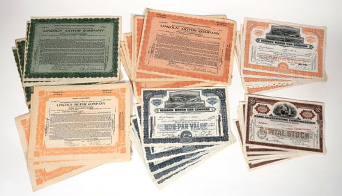 Lincoln, Nash & Hudson Stocks Collection [194091]