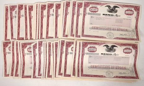 Reno Air Stocks, 100, 1992 [194622]