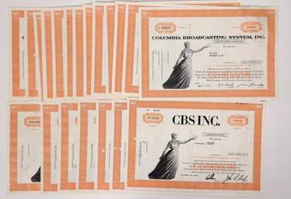 CBS Incorporated Stock Collection, 1972-1979 [192569]