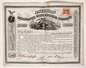 American Merchants Union Express with Fargo Signature [191538]