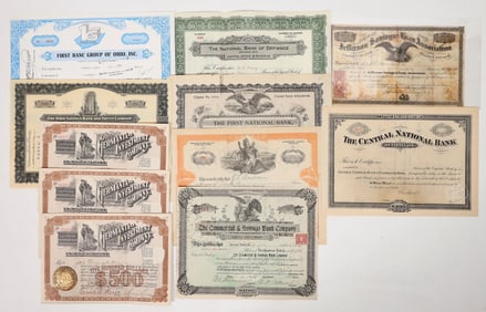 Ohio Bank Stocks, 10 [191556]