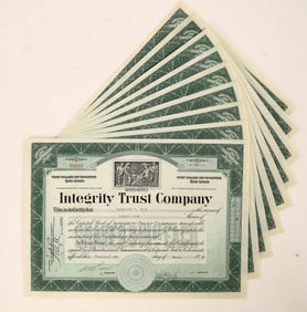 Bank Stocks Integrity Trust  Penn. c1930 (9) [187694]