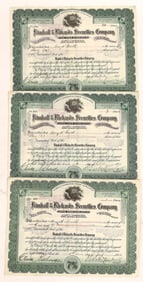 Kimball & Richards Securities Stock Trio [177848]