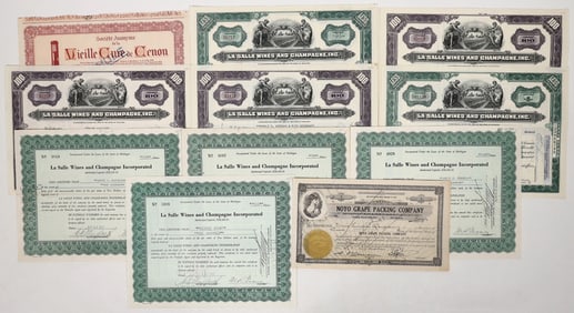 Wine Stocks Group, 1937-1963 [192179]