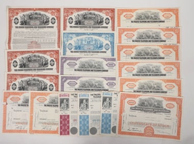Pacific Telephone and Telegraph Stock & Bond Collection [192308]