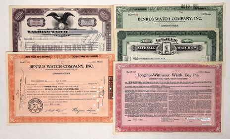 Watch Company Stocks, 5 [192101]