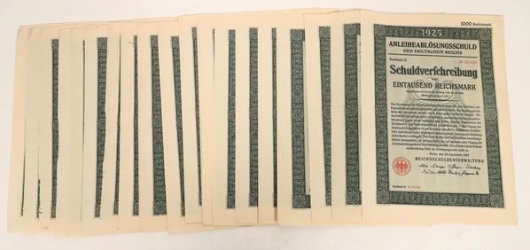 German Empire 1000 Reichsmark Bonds [183518]