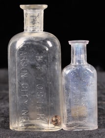 B F Foster Drugstore Bottle Pair, Rare [195414]