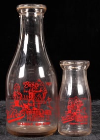 Velvet Cream & Dairy Milk Bottles, 2 Different [195419]